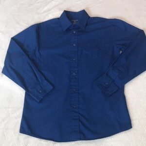 George Blue Dress Shirt Size XL 14-16